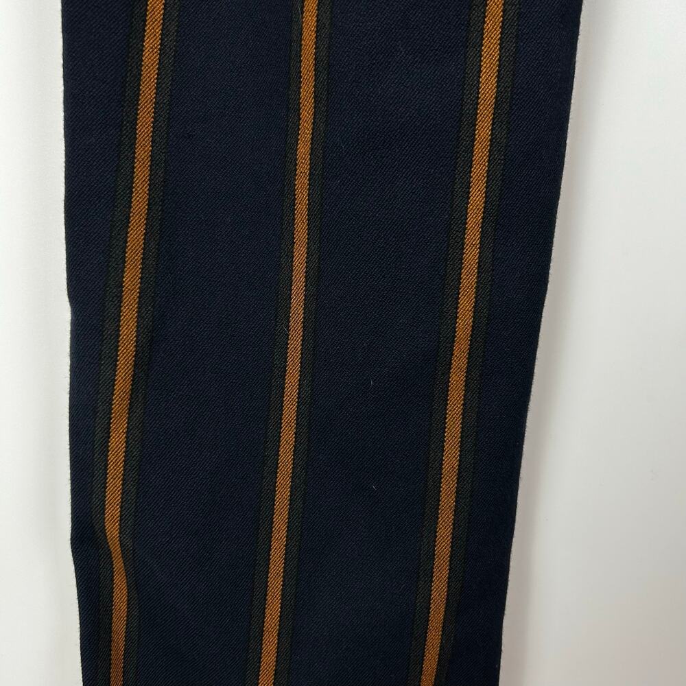 Zara Paperbag Waist Striped Pants High Waist Trousers Career Office Womens Sz XS - Picture 10 of 10
